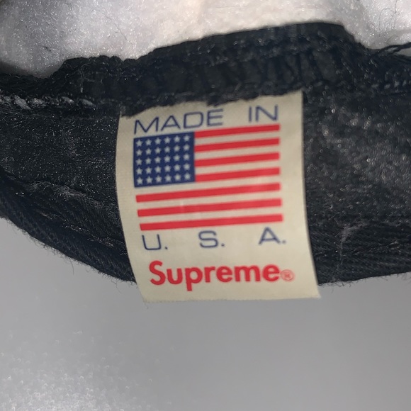 SUPREME Performance Black Strap Back Hat - Picture 3 of 3